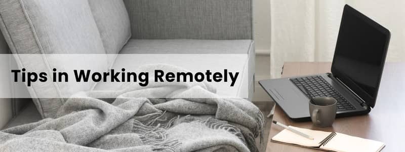 Increase Productivity While Working Remotely